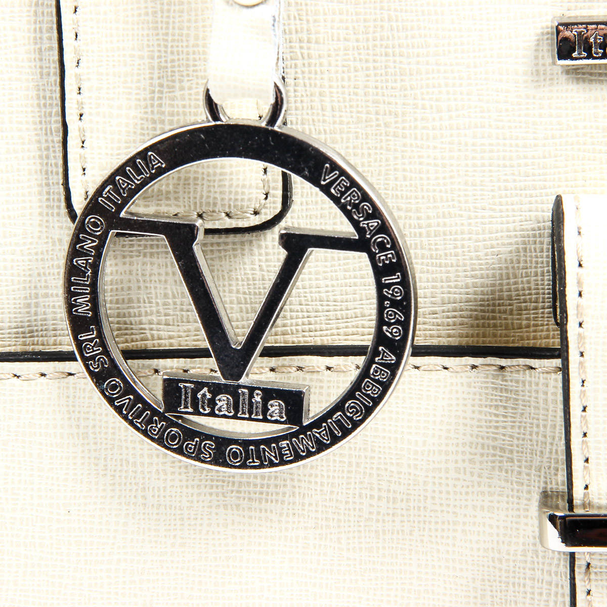 V 1969 Italia Borsa da donna V006-S SAFFIANO CREMA