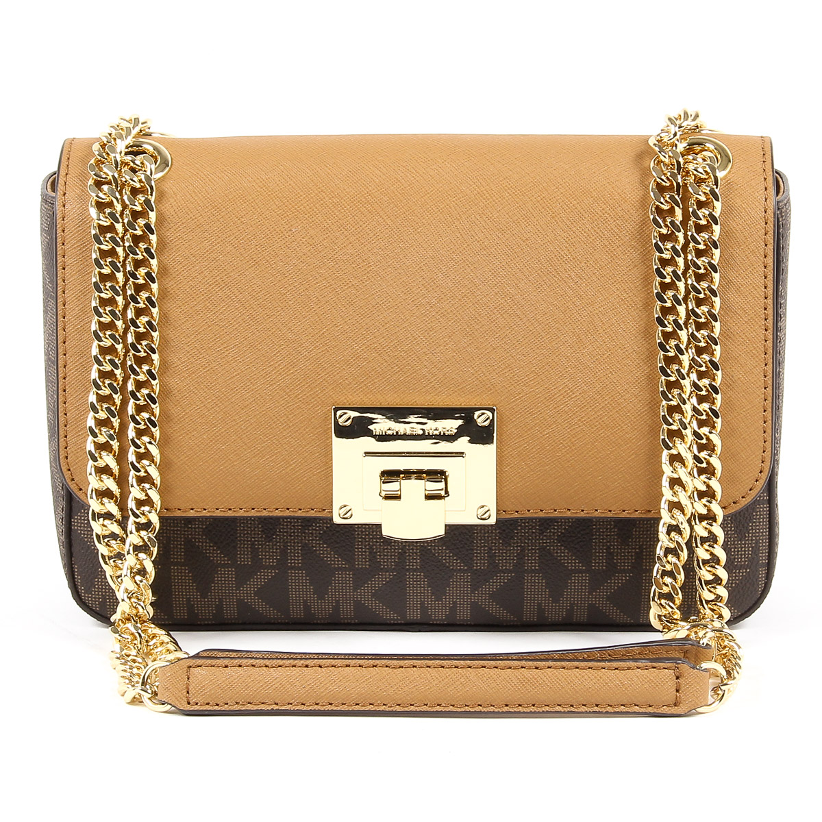 Borsa a mano da donna Michael Kors TINA 35T7GT4F2B BRN ACORN