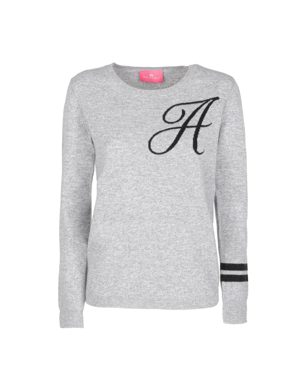 Maglione girocollo in cashmere - Grigio