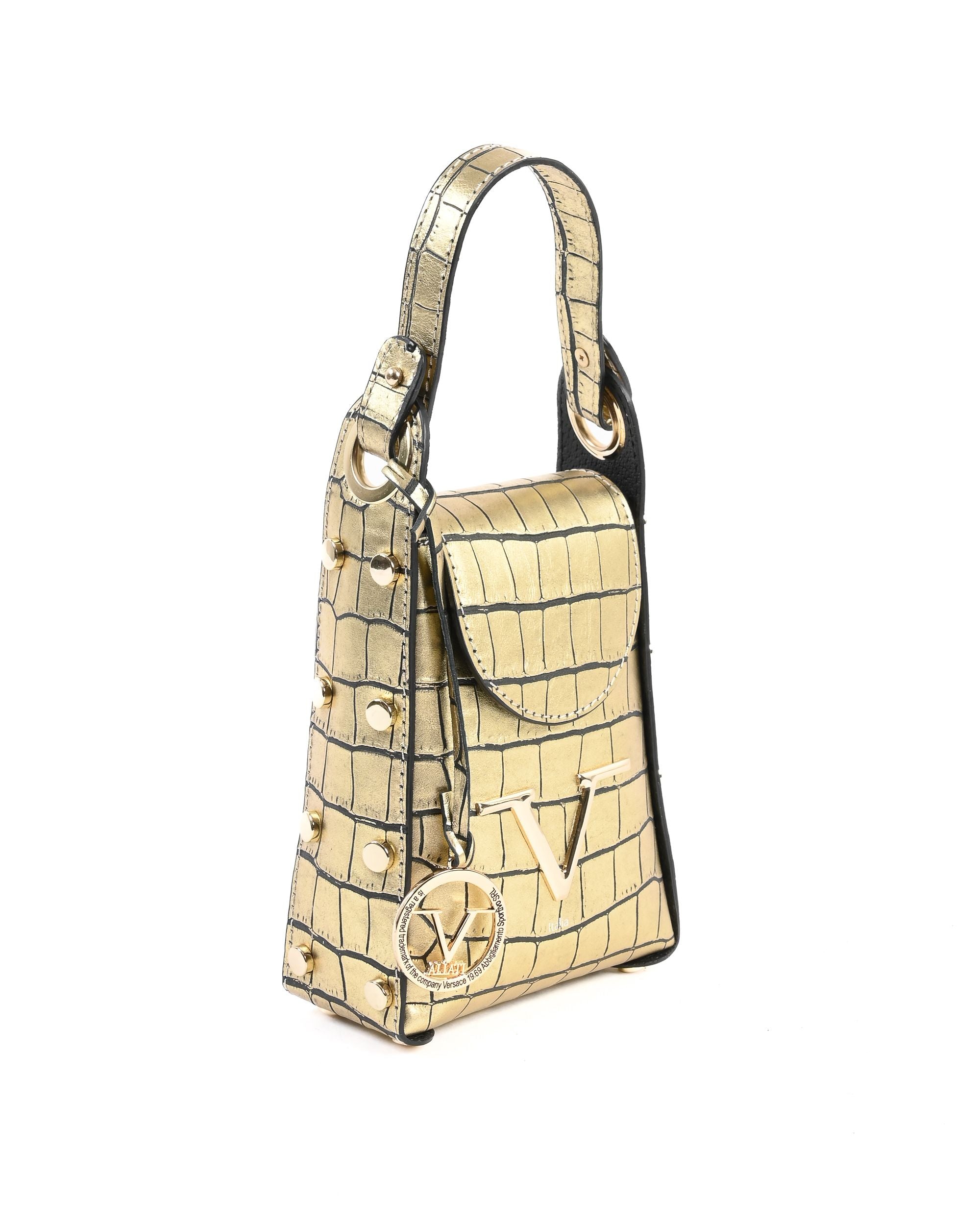 V Italia Borsa Mini Donna Oro V16-COC-GLD