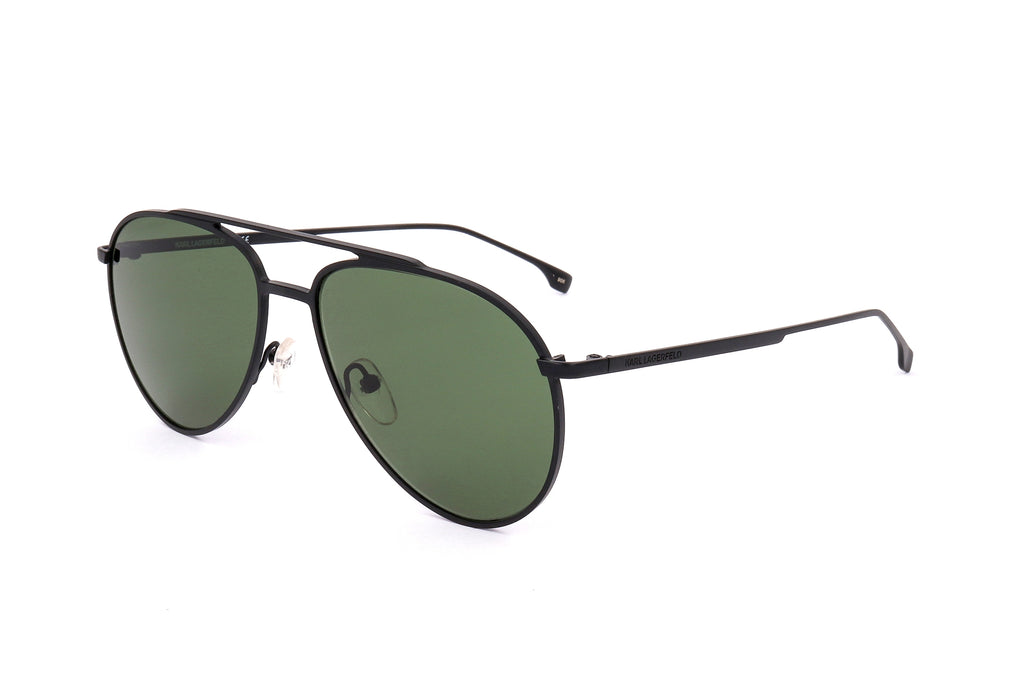 Occhiali da sole da uomo Karl Lagerfeld KL305S 002 58 16 145 NERO OPACO