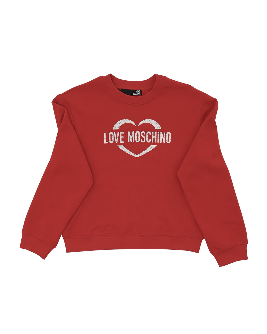 Felpa da donna Love Moschino W 6 306 55 M 4055 O97 ROSSO