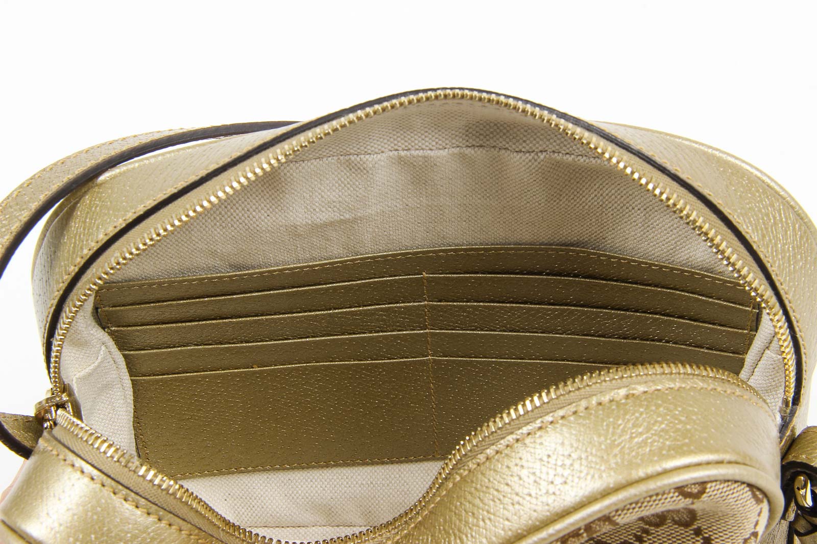 Borsa a mano Gucci Bree Original GG Canvas Mini Messenger da donna