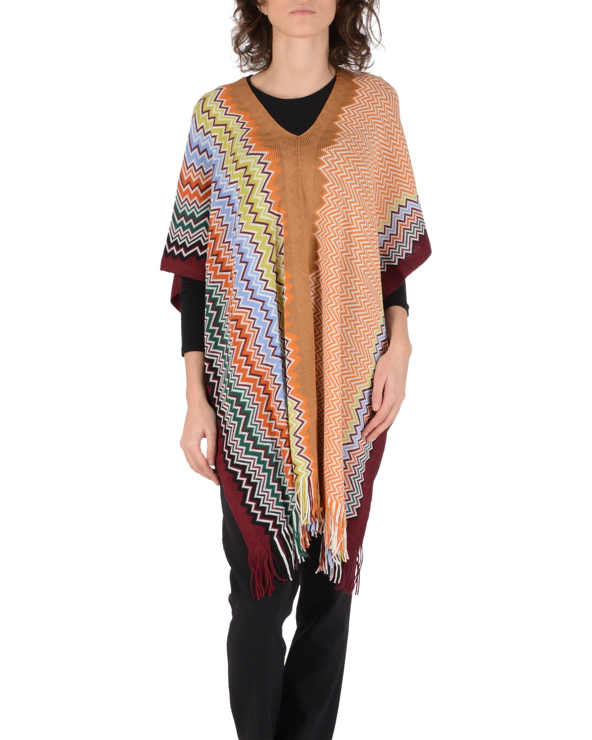 Missoni Donna Poncho Multicolore PO1RWMD68090002