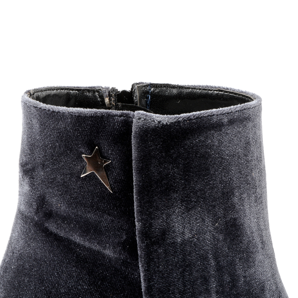 Stivaletti con tacco da donna Andrew Charles, grigi CHARLIZE