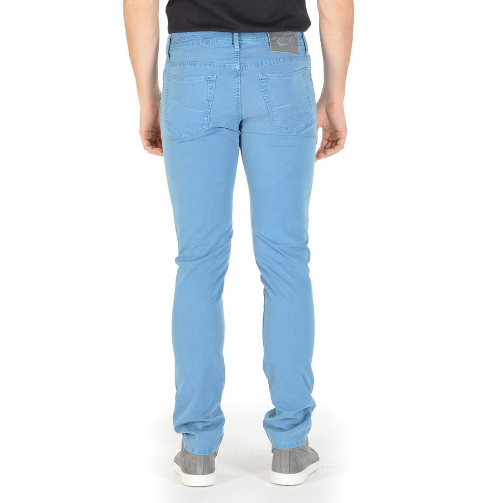 Pantaloni da uomo Jacob Cohen J688 azzurro