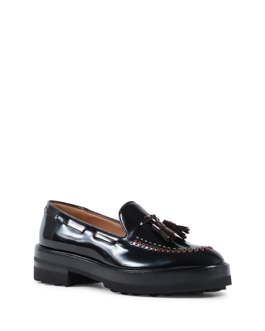 Fratelli Rossetti Mocassino con tacco da donna nero 66398 WINDSOR NERO