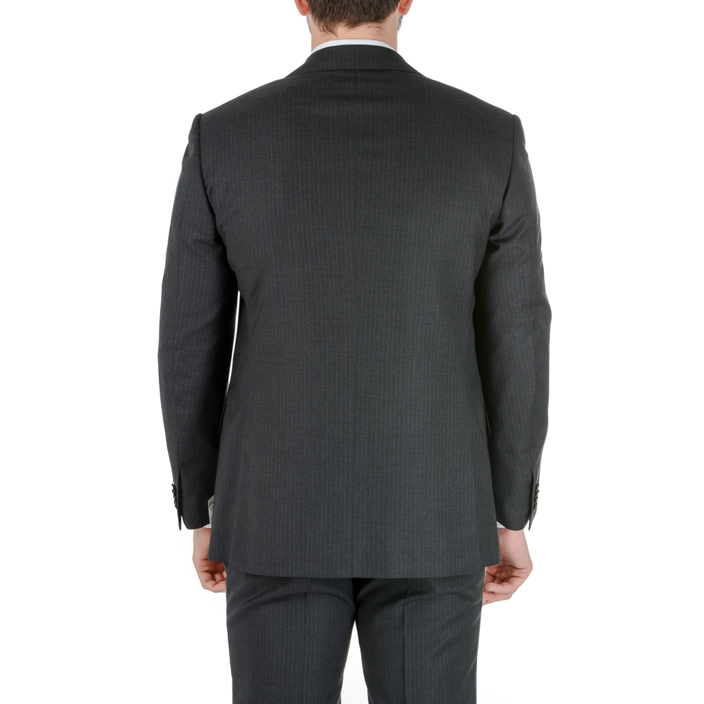 Corneliani Abito da uomo a maniche lunghe grigio scuro Super 130's