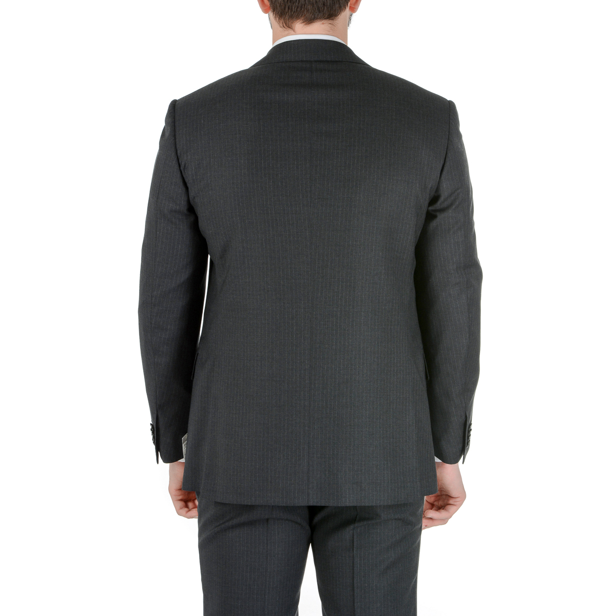 Corneliani Abito da uomo a maniche lunghe grigio scuro Super 130's