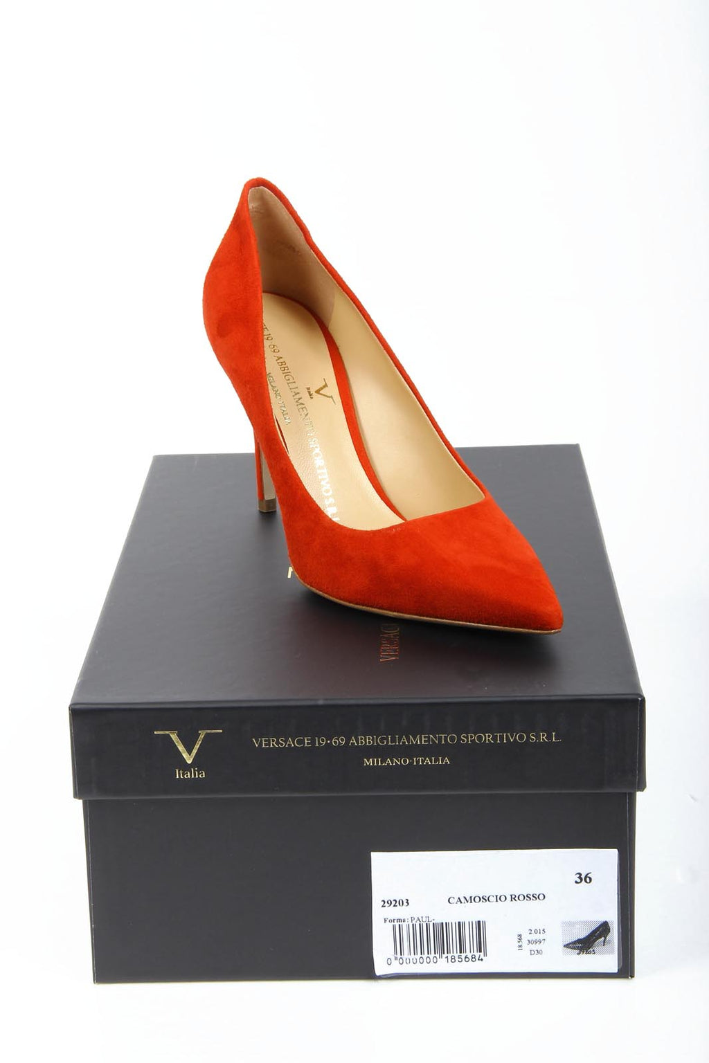 V 1969 Italia Décolleté da donna 29203 CAMOSCIO ROSSO