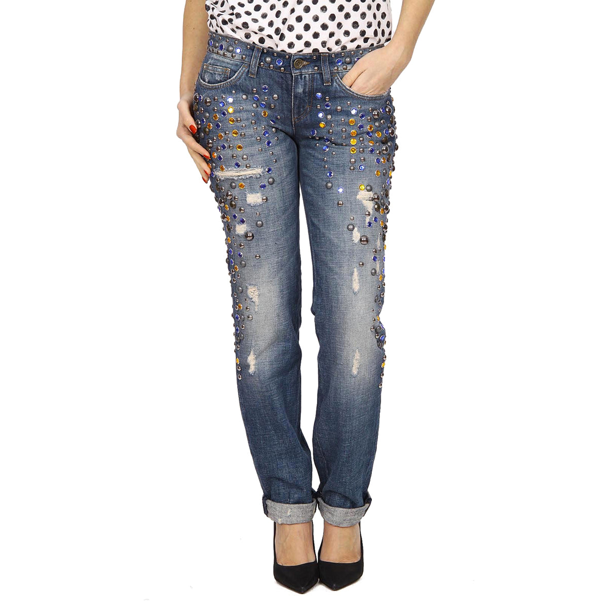 Jeans da donna Dolce & Gabbana FTACGD G875S B1932