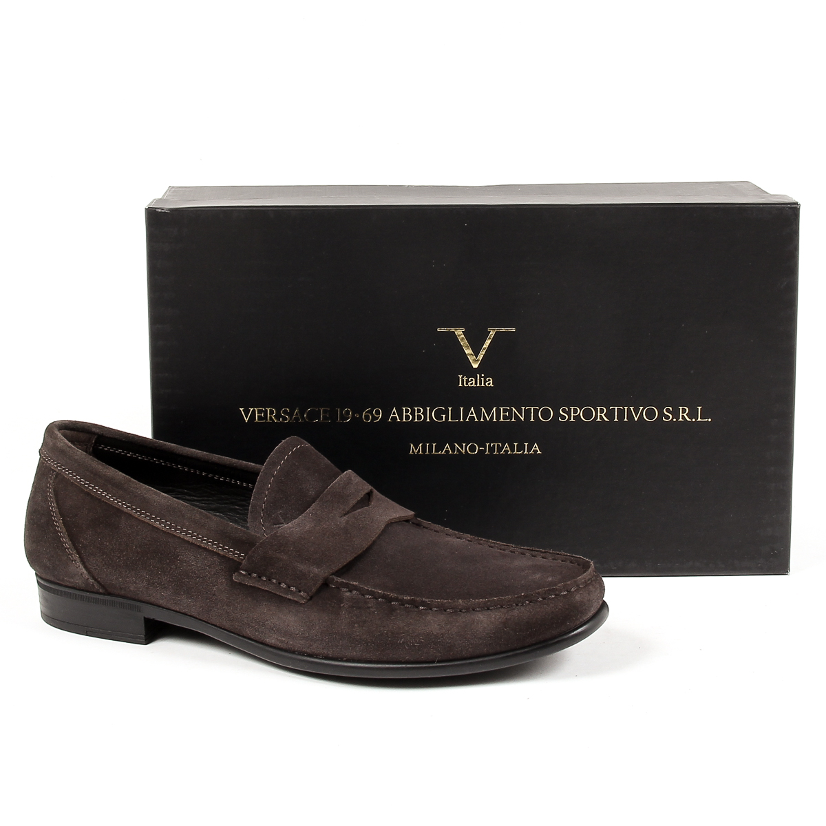 V 1969 Italia Mocassino da uomo marrone LEONARDO