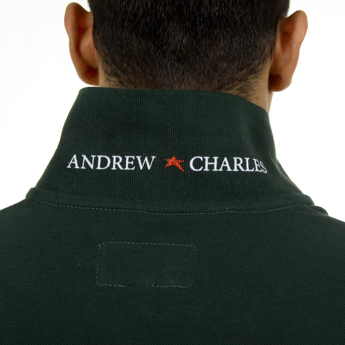 Andrew Charles Polo da uomo a maniche corte verde SEMELO