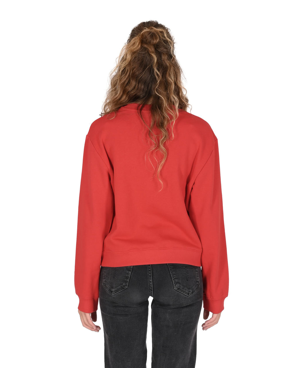 Felpa da donna Love Moschino W 6 306 55 M 4055 O97 ROSSO