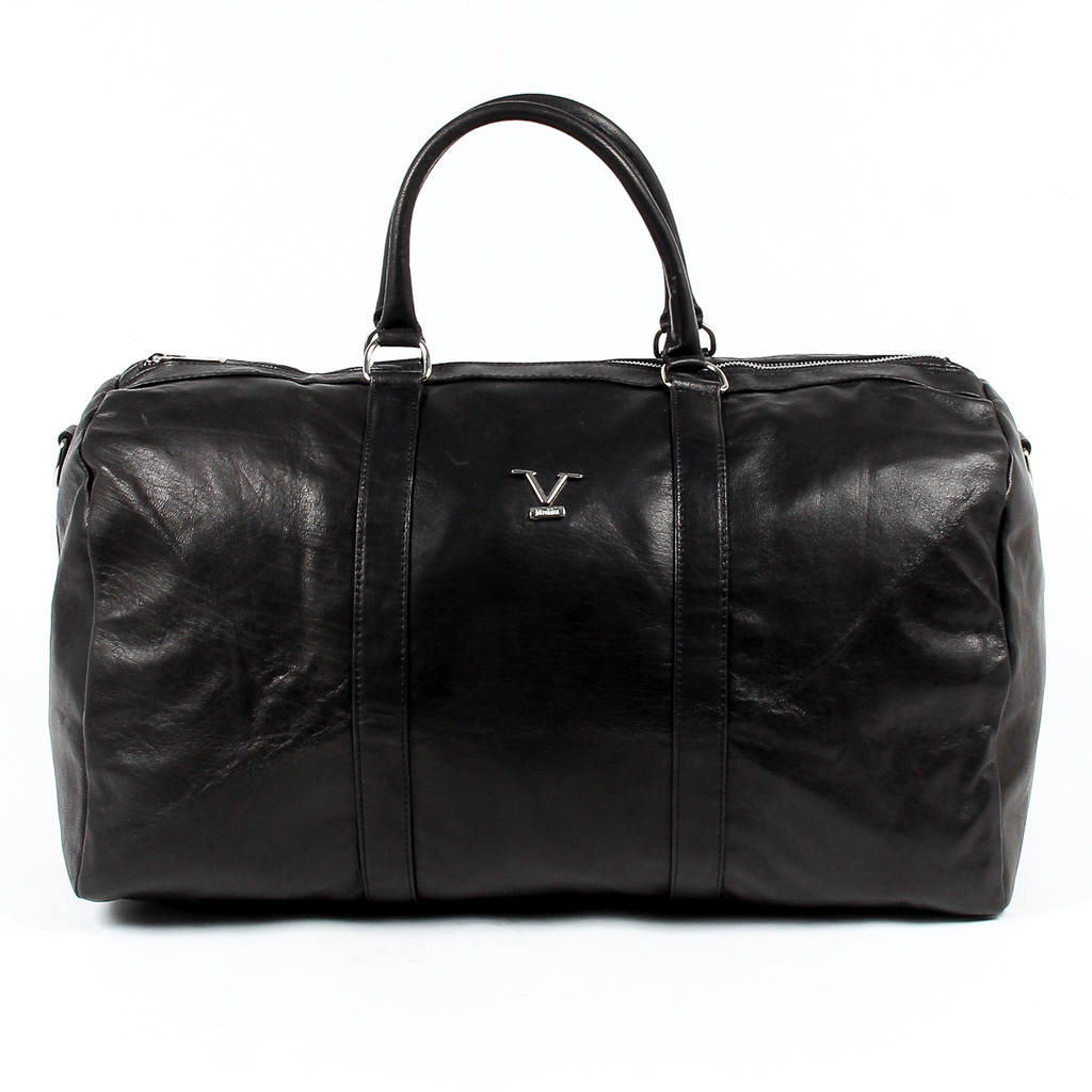 V 1969 Italia Borsa sportiva da uomo nera BERLINO