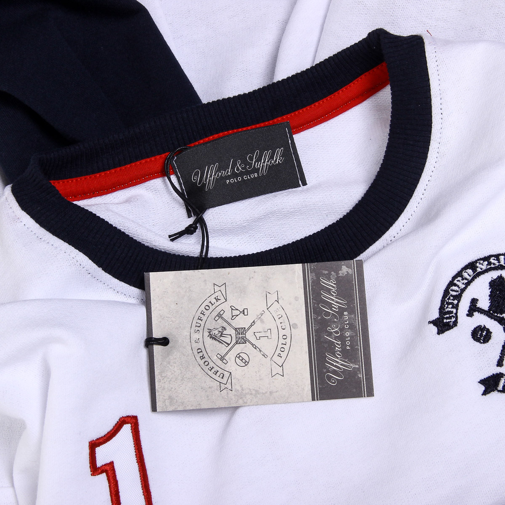 Maglione da uomo a maniche lunghe con scollo tondo Ufford & Suffolk Polo Club