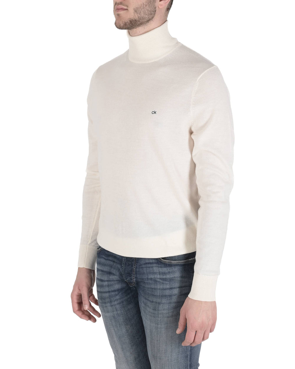 Calvin Klein Maglione da uomo bianco K10K102751YAH