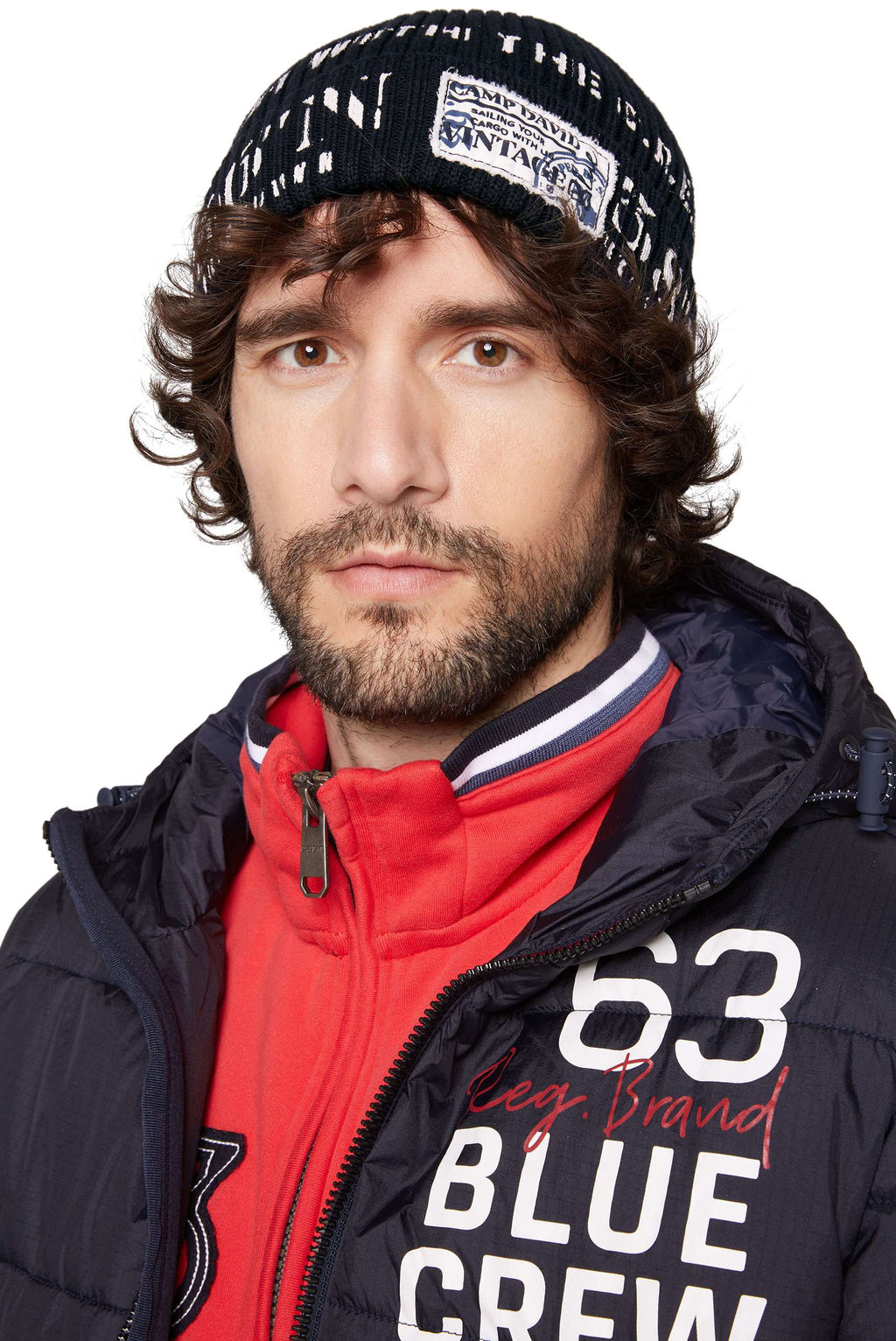 Berretto in maglia da uomo Camp David