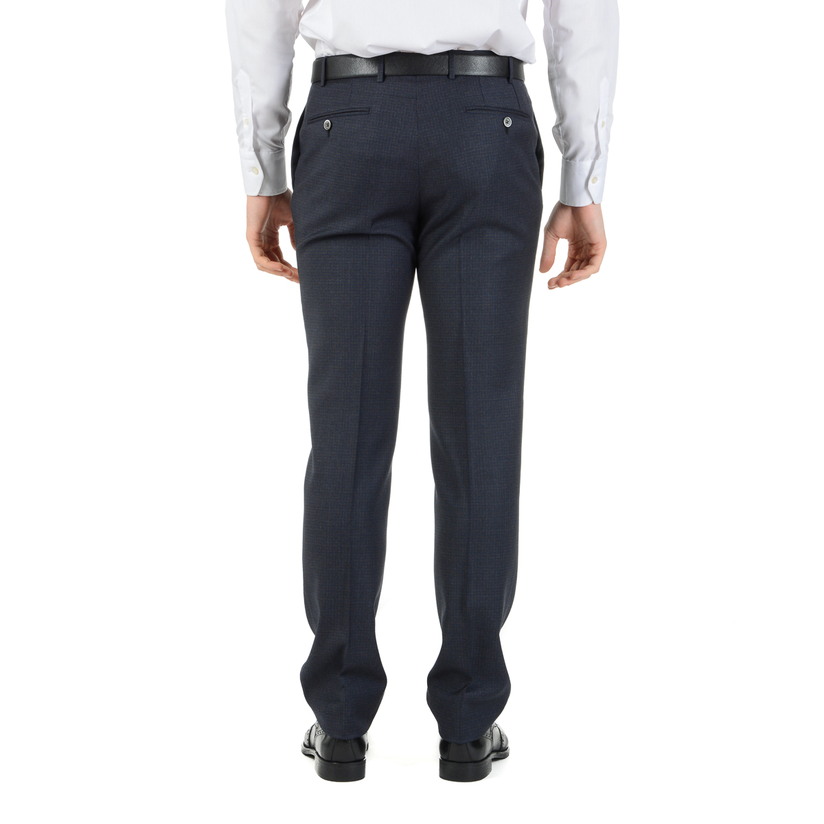 Abito da uomo Corneliani a maniche lunghe grigio scuro Super 110's