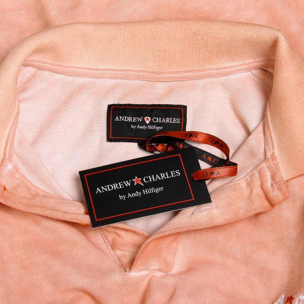Andrew Charles Polo da uomo a maniche corte arancione SIMBA
