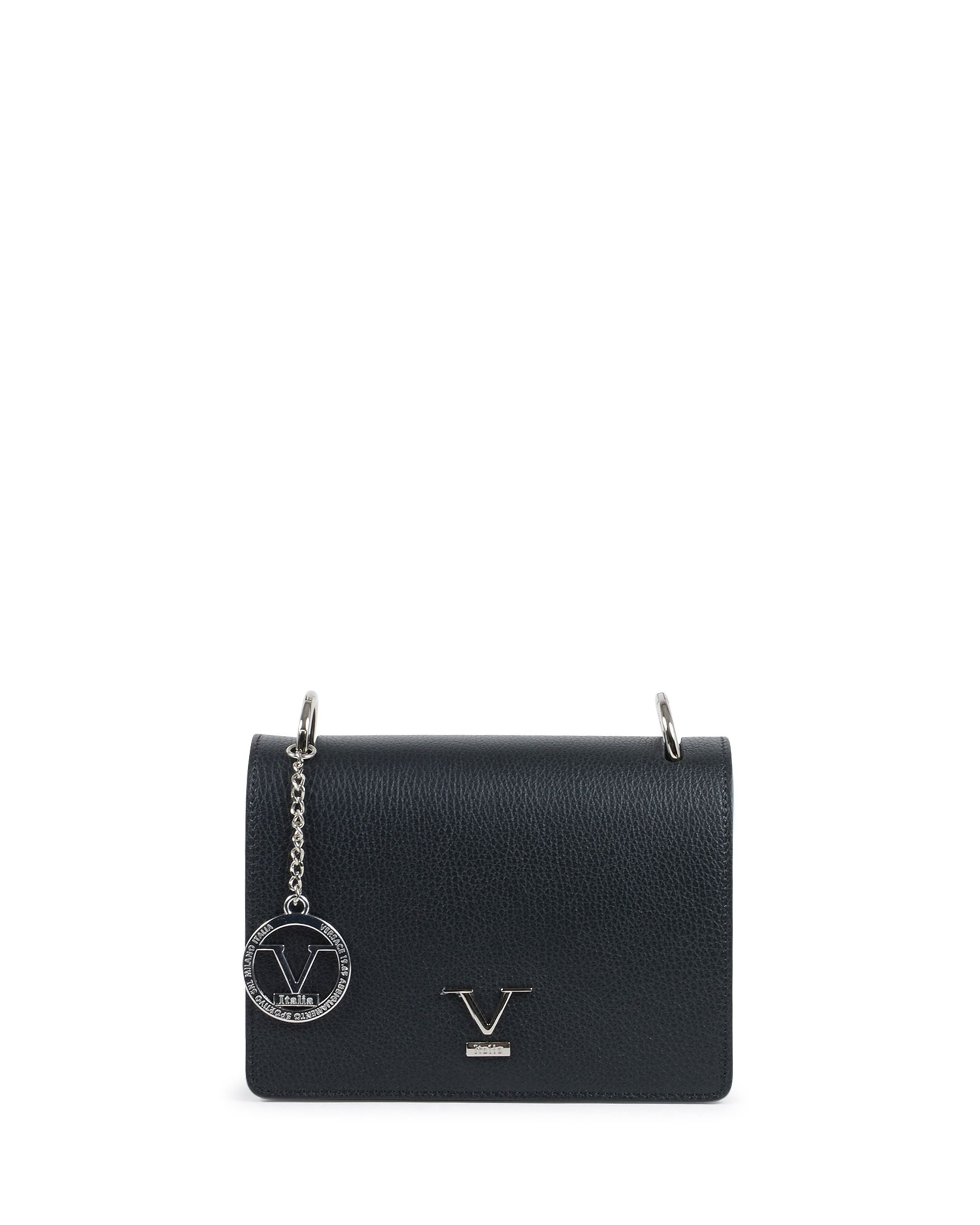 V Italia Borsa a mano da donna nera V1758 CERVO NERO