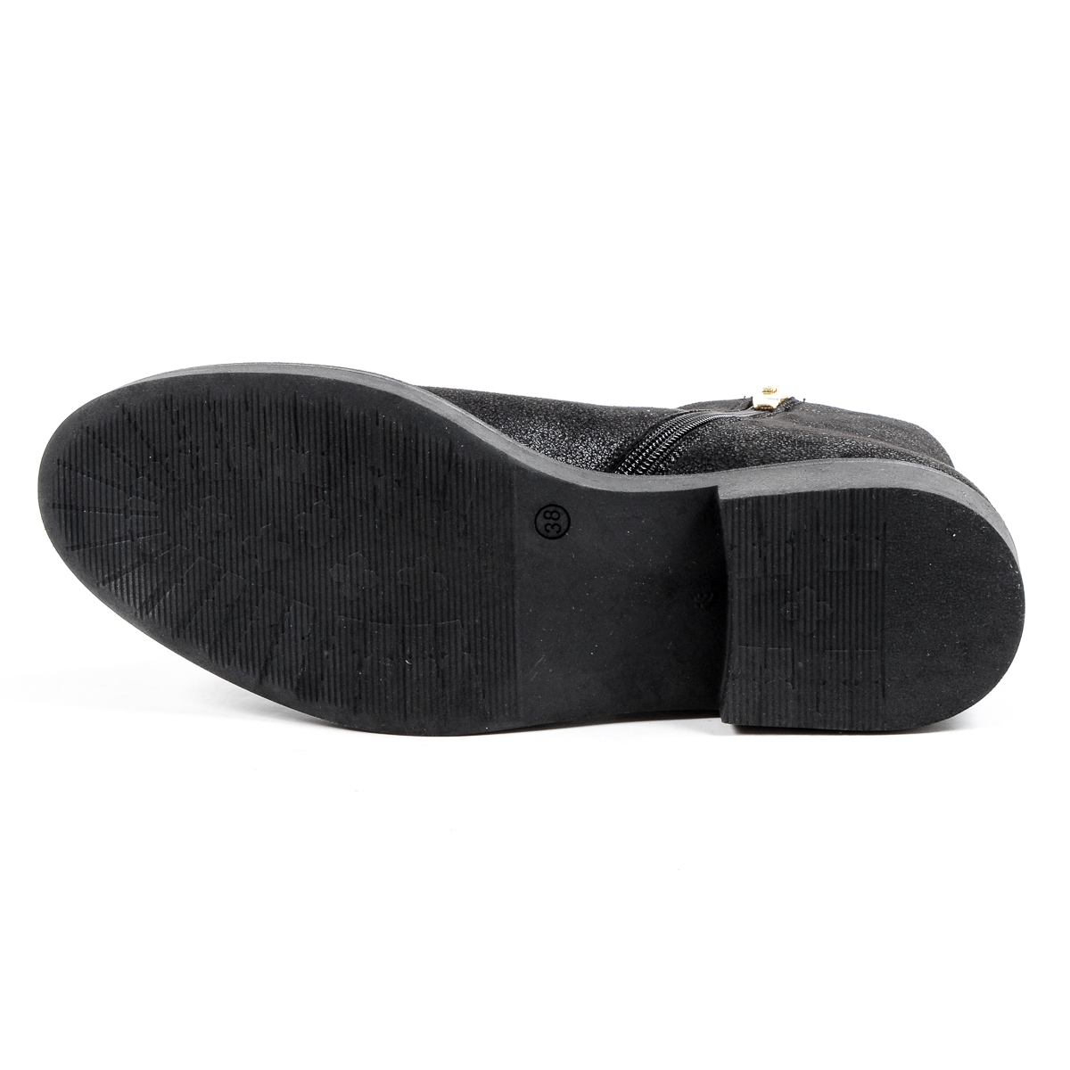 V 1969 Italia Stivaletto da donna nero TILLY