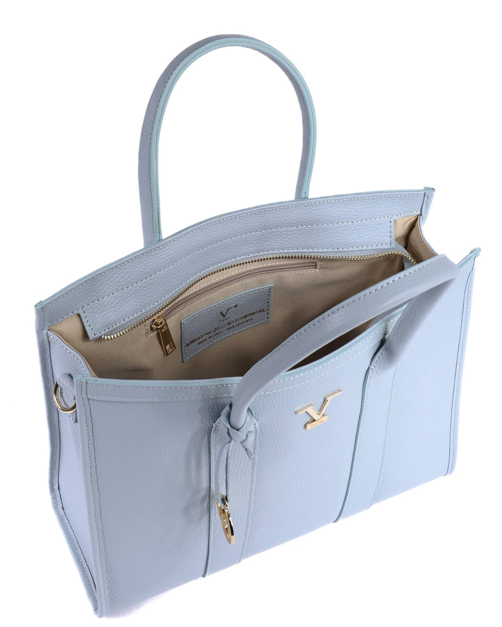 Borsa Donna V Italia CA1030 DOLLARO CELESTE