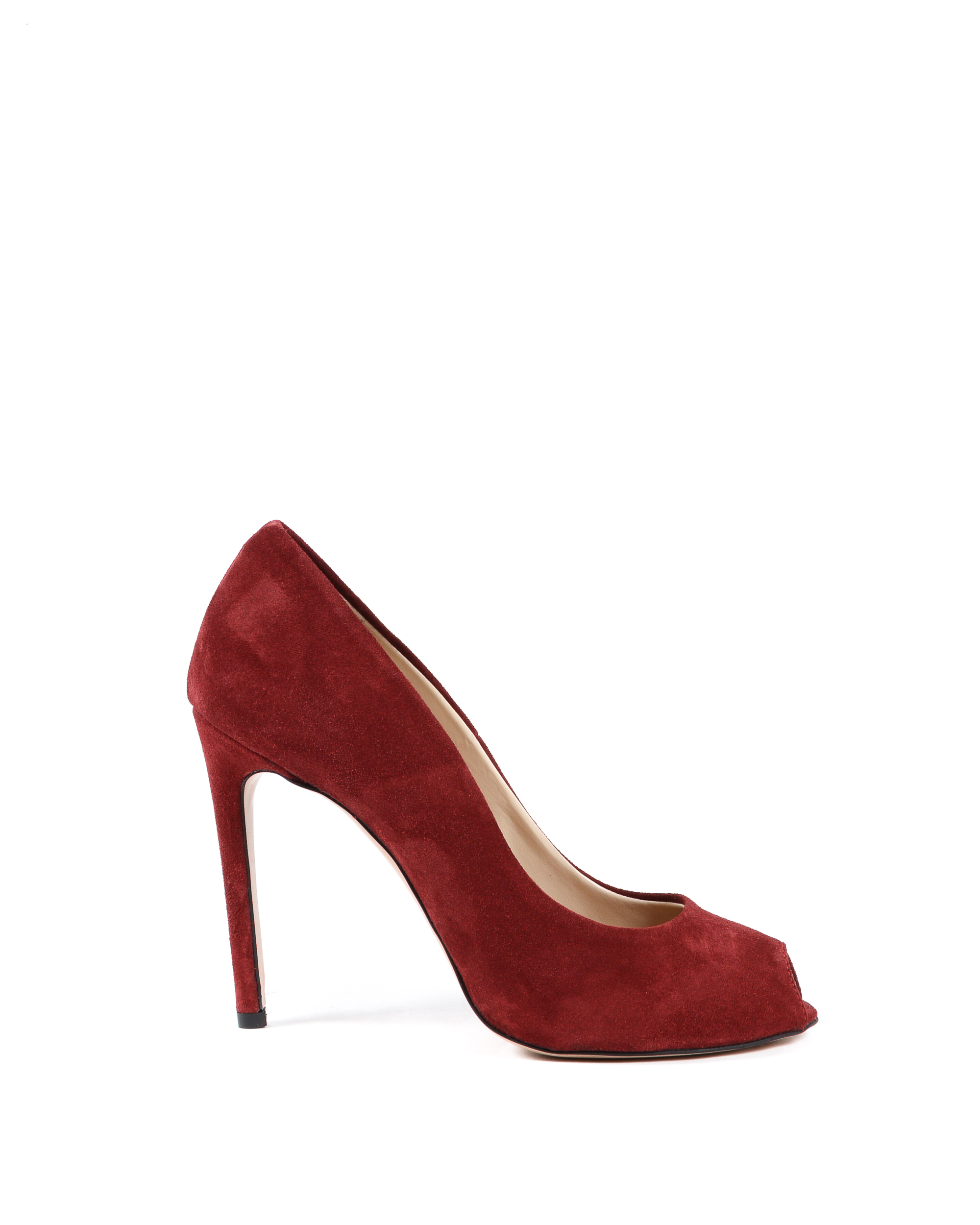 19V69 Italia Décolleté Donna Punta Aperta Bordeaux 303 CROSTA BORDO'