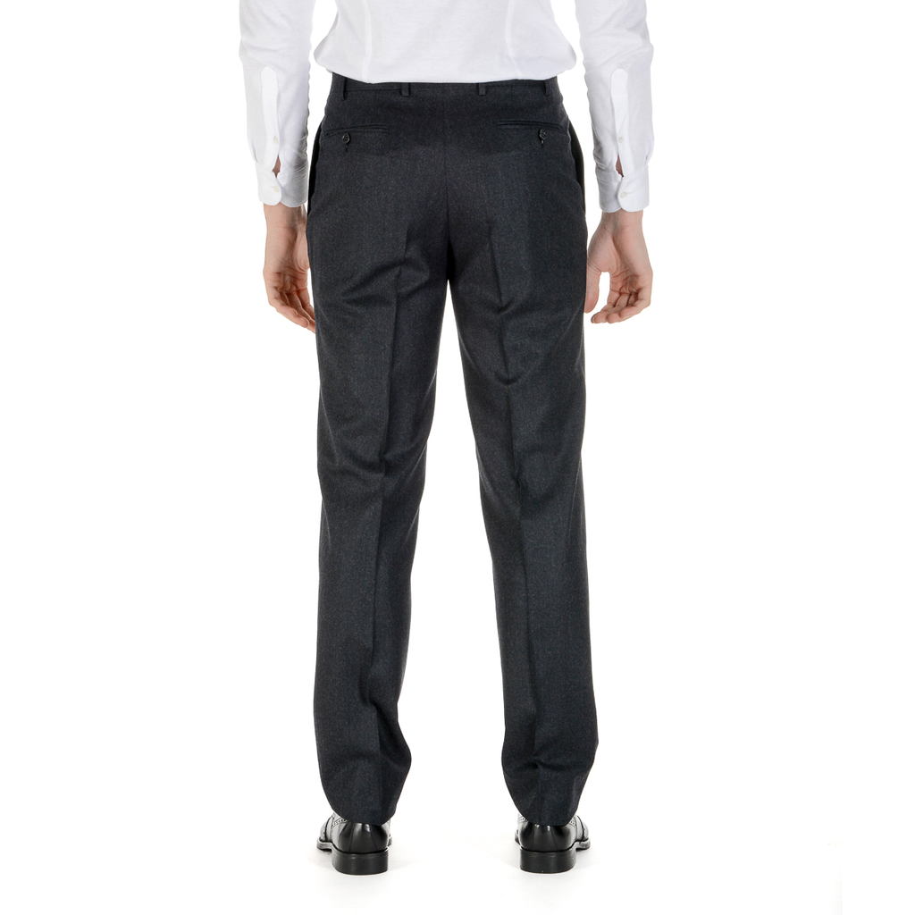 Pantaloni da uomo Canali grigio scuro
