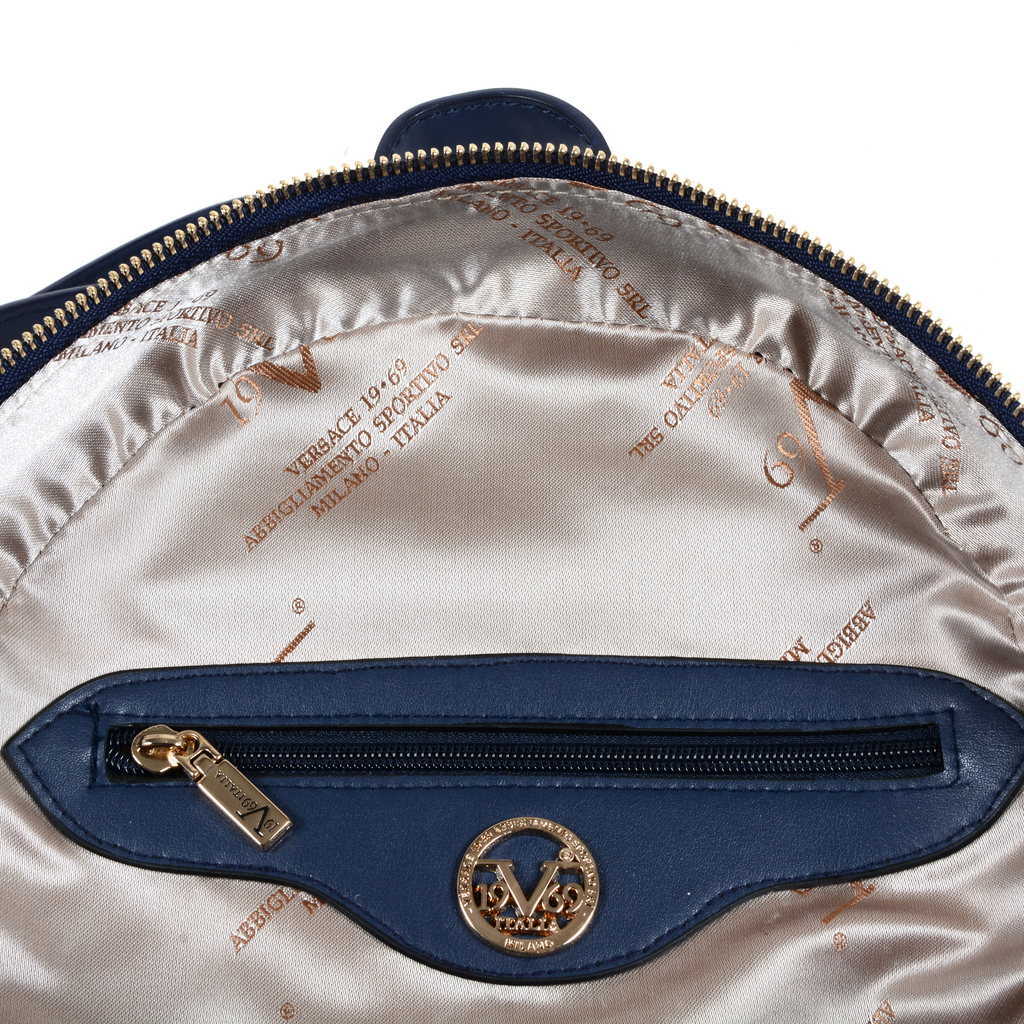 V 1969 Italia Zaino da donna blu scuro SANTORINI