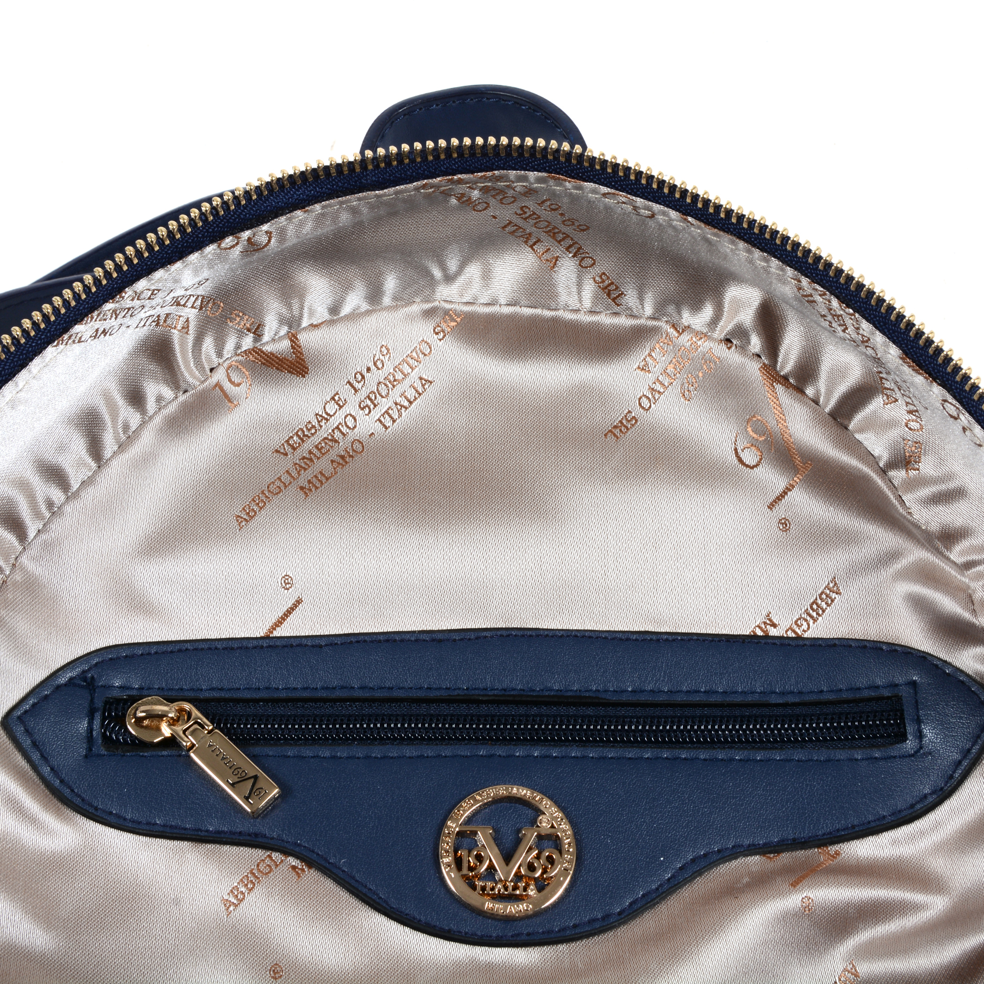 V 1969 Italia Zaino da donna blu scuro SANTORINI