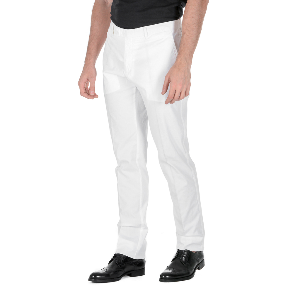 Pantaloni Armani Collezioni Uomo Bianchi