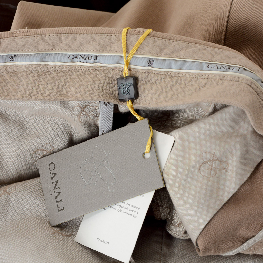 Pantaloni da uomo Canali marroni