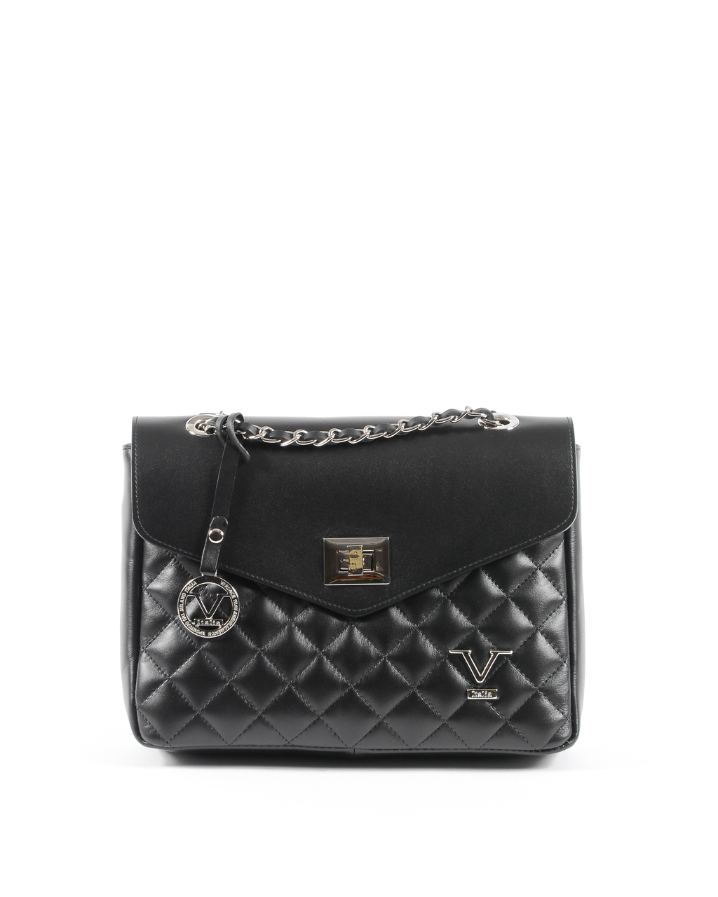 V 1969 Italia Borsa da donna nera BEATRICE