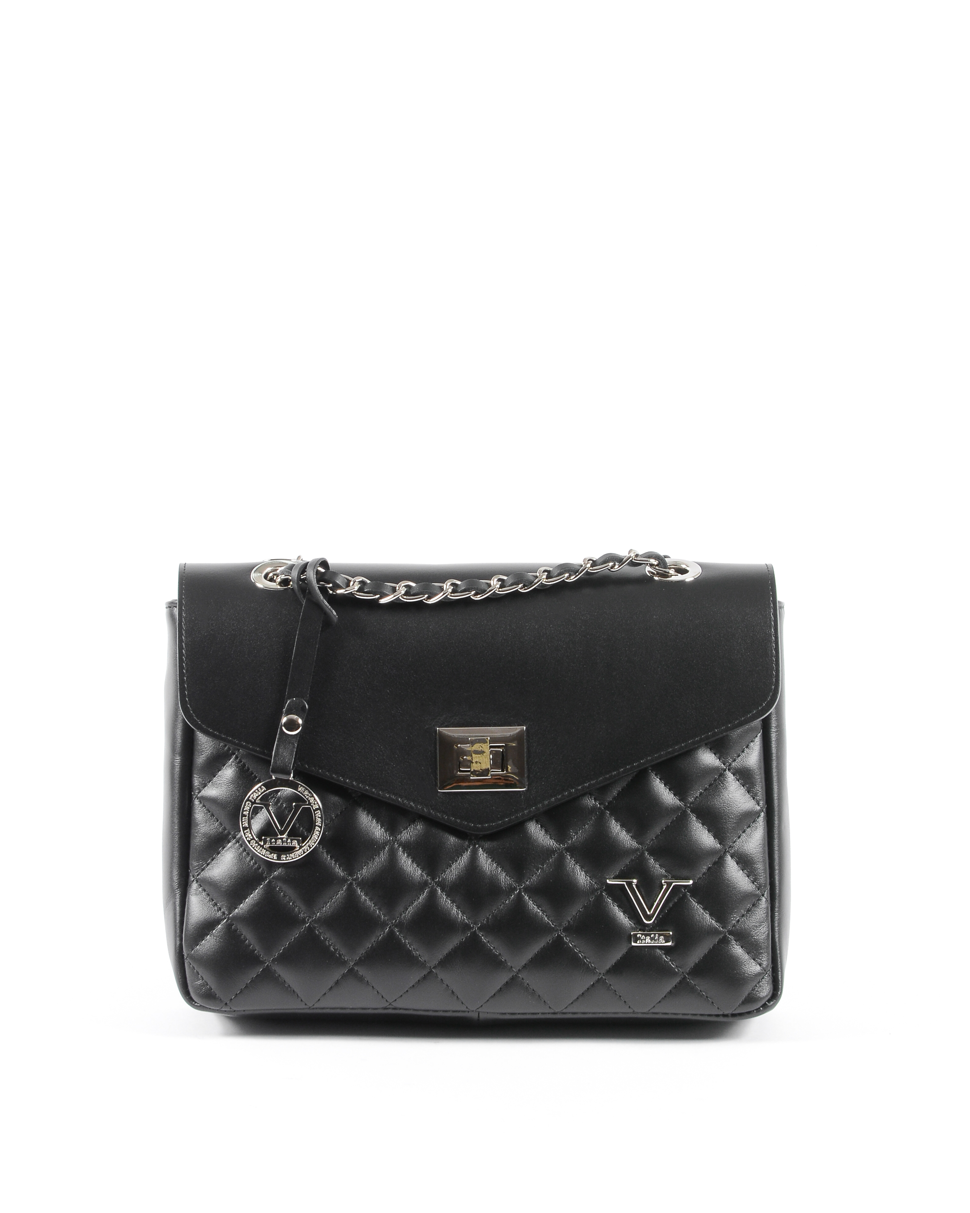V 1969 Italia Borsa da donna nera BEATRICE