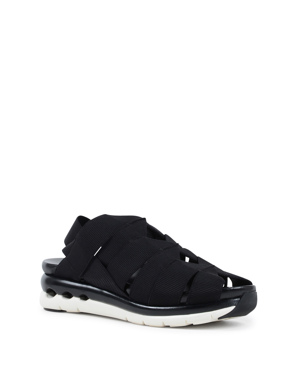 Sandalo da donna Salvatore Ferragamo nero EDELINE