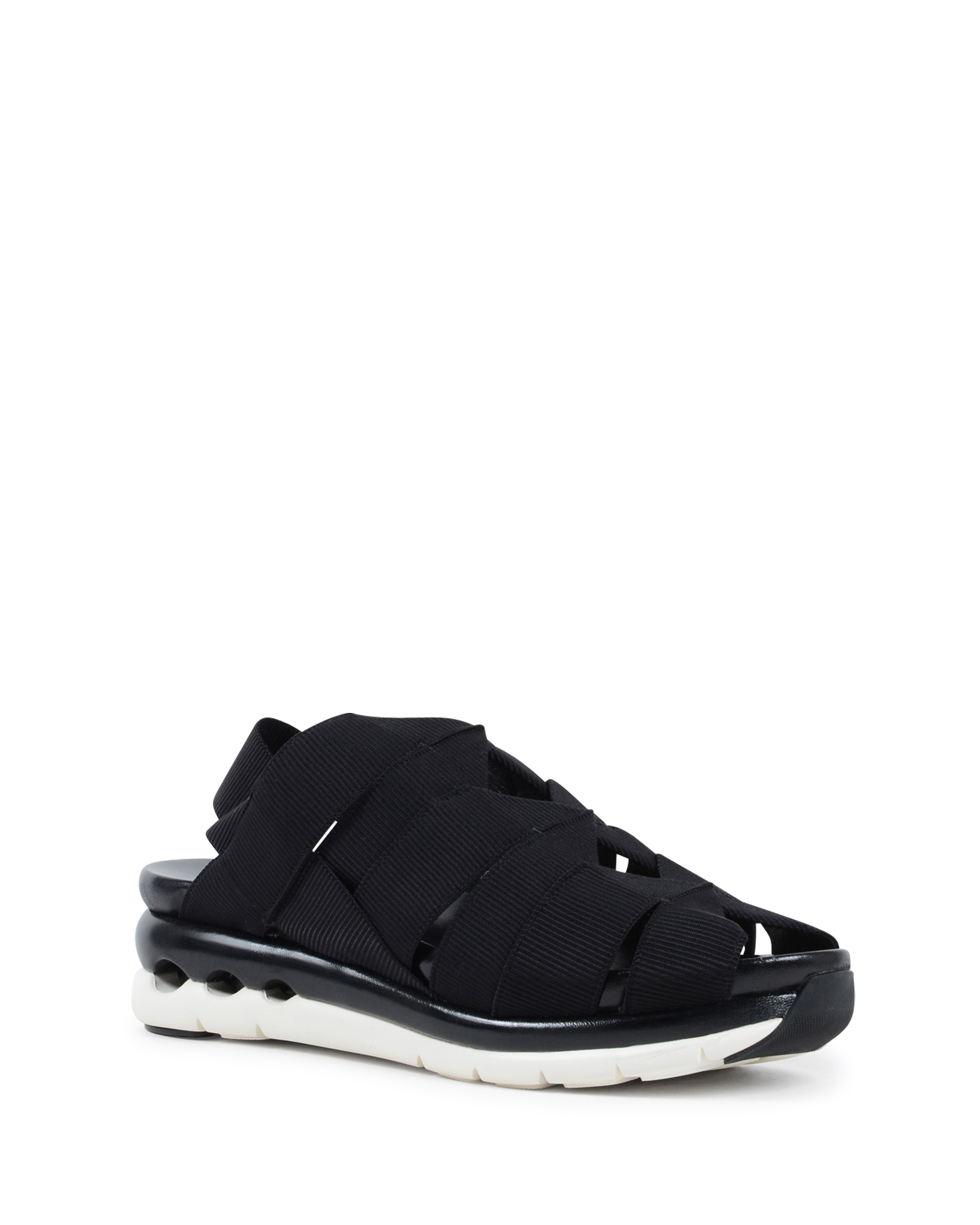 Sandalo da donna Salvatore Ferragamo nero EDELINE