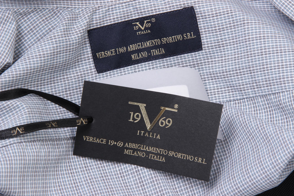 V 1969 Italia Camicia da uomo Modern Classic Fit 377 VAR. 209
