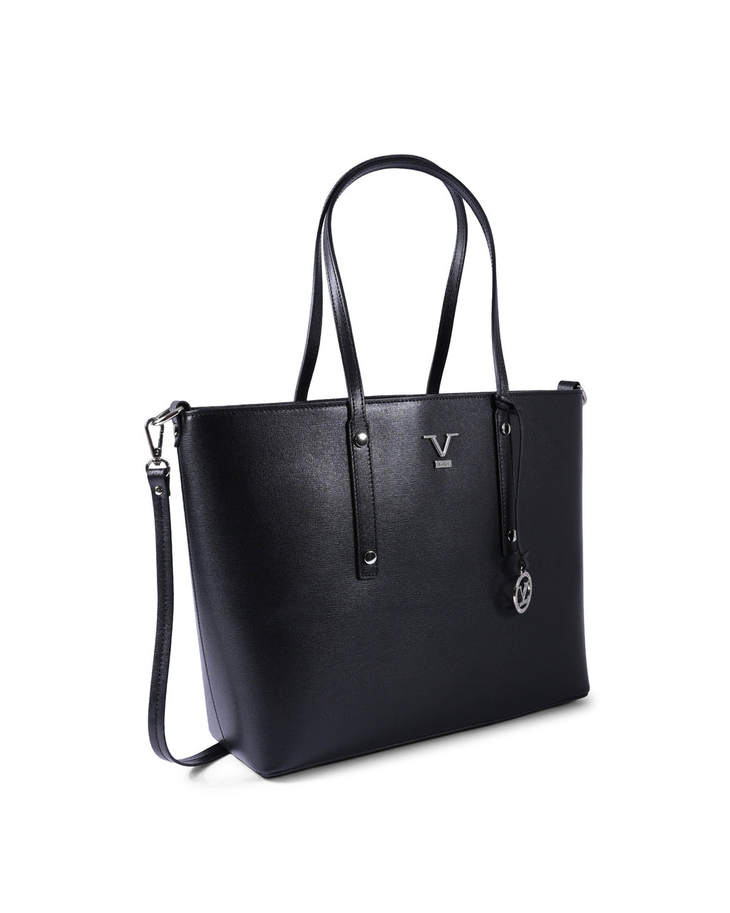 Borsa a Mano Donna V Italia CB1070 SAFFIANO NERO