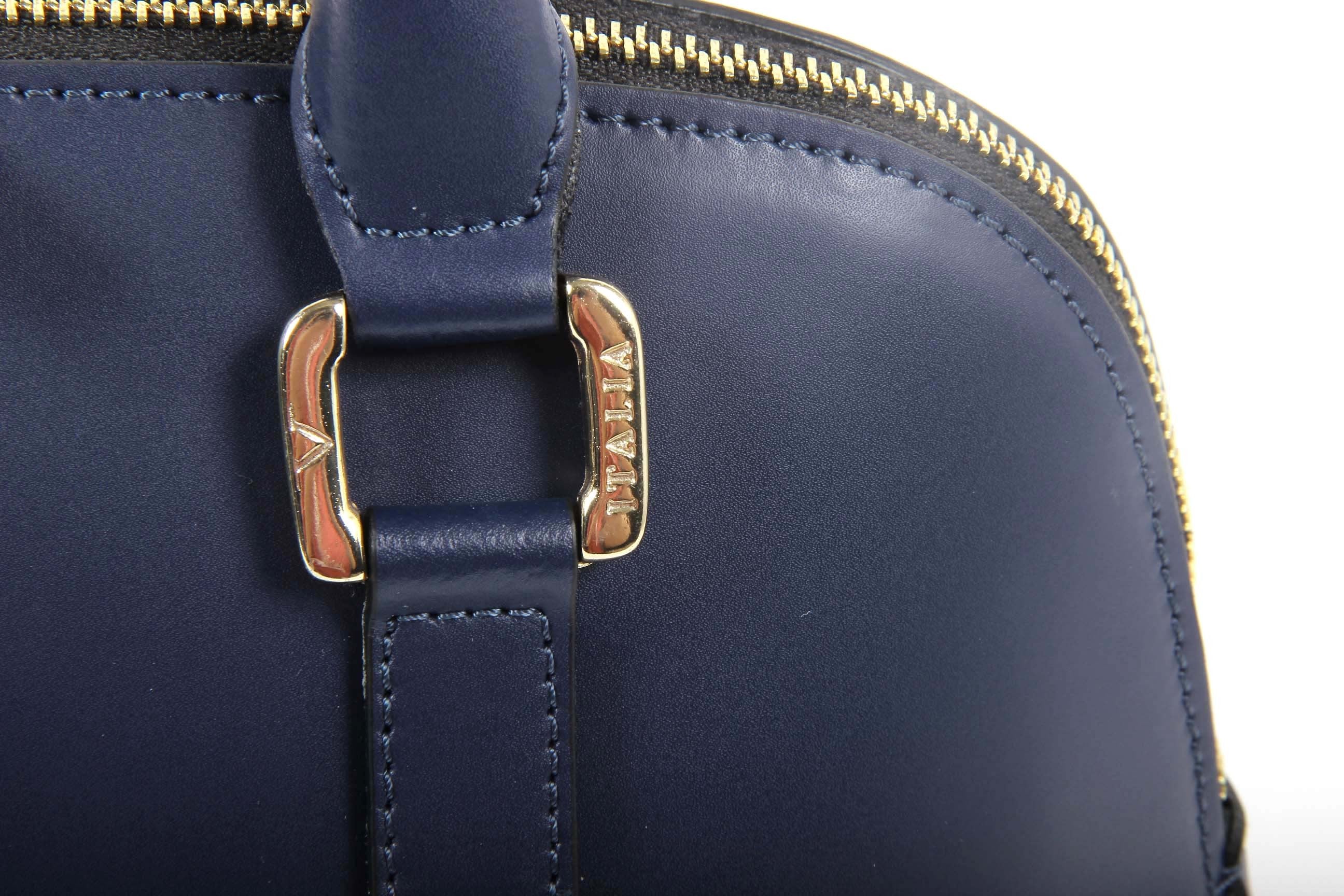 Borsa a mano da donna V 1969 Italia C151-52 RUGA BLU