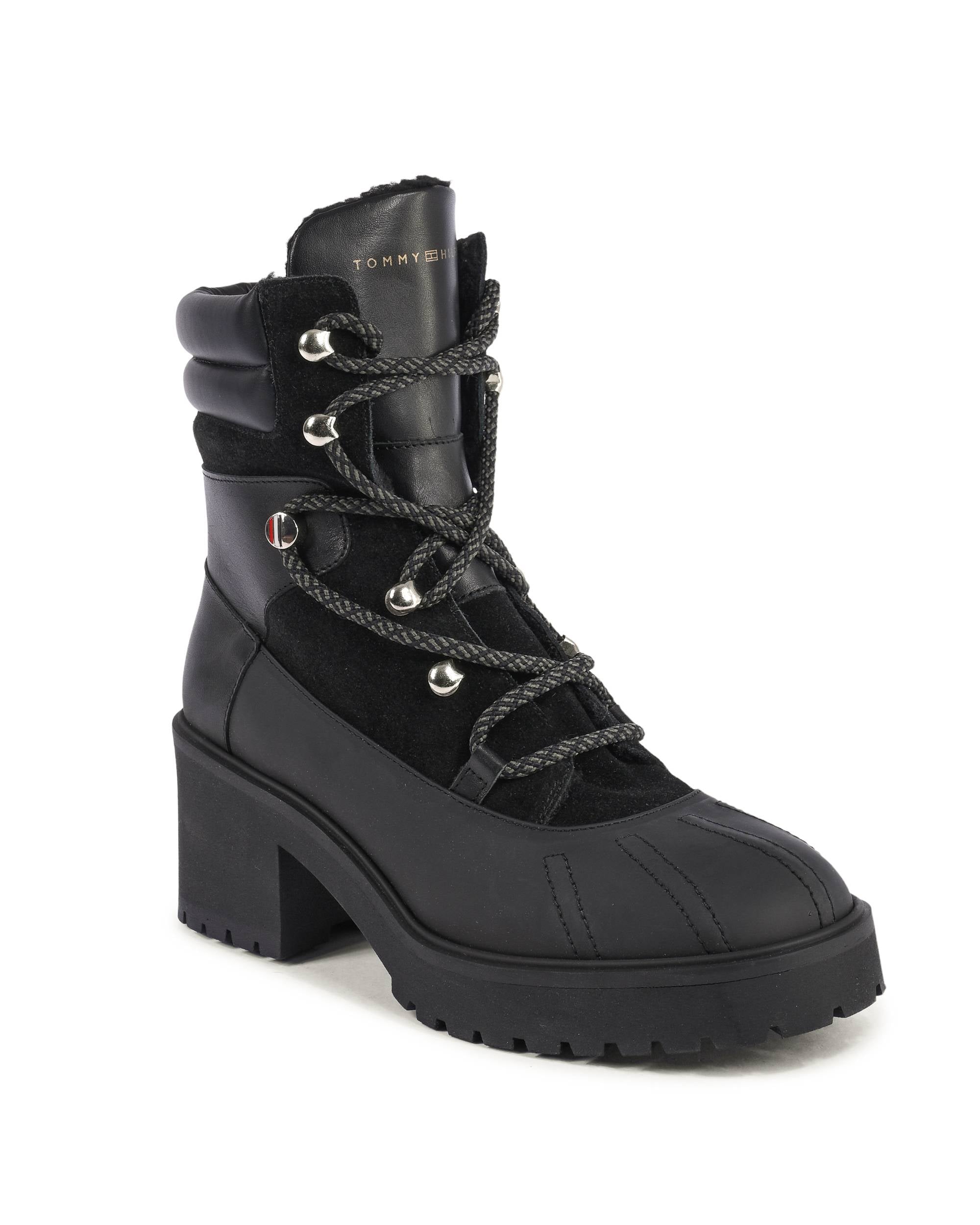 Tommy Hilfiger Stivali da donna NERO FW0FW068040GK