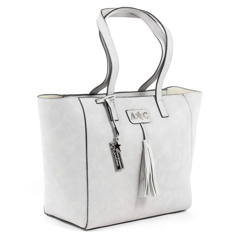 Borsa a mano da donna Andrew Charles grigia RAIN