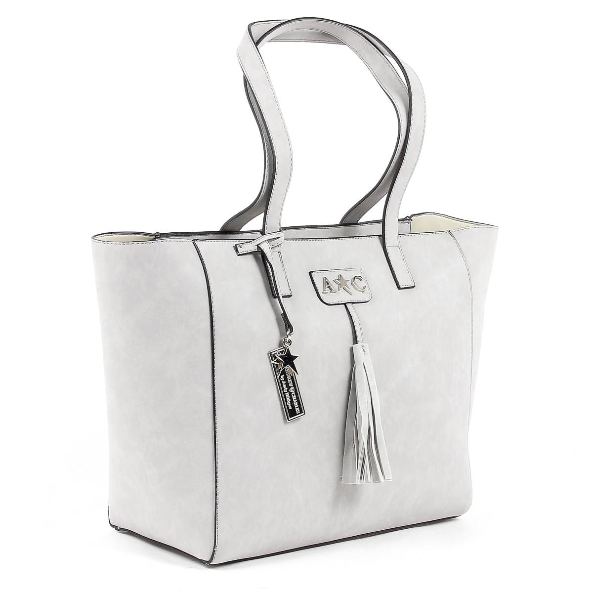 Borsa a mano da donna Andrew Charles grigia RAIN