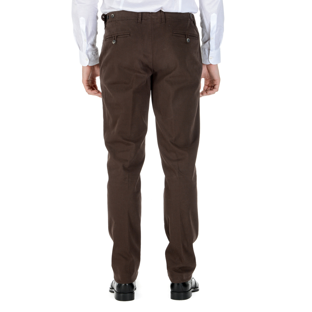Corneliani Pantaloni Uomo Marrone
