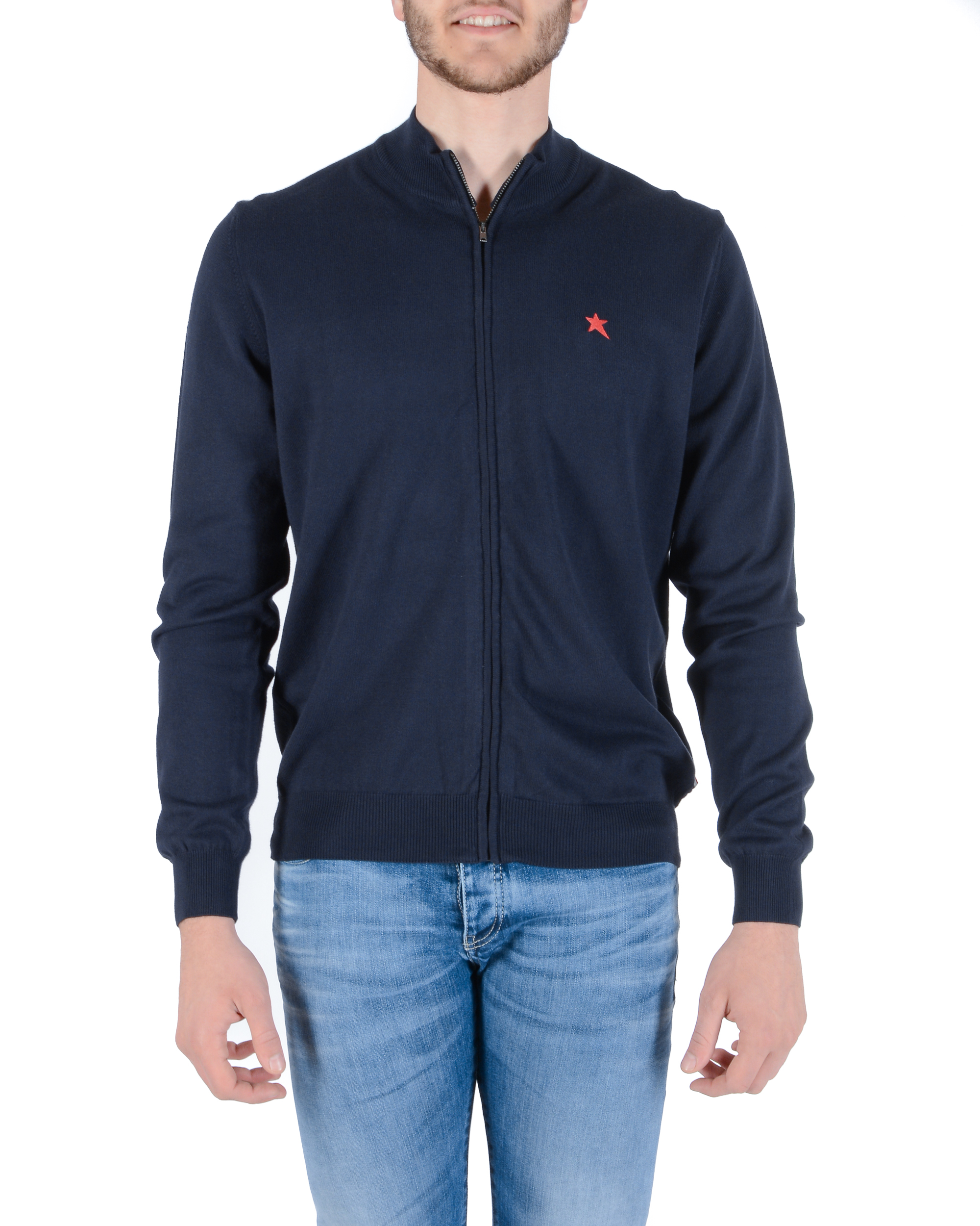 Maglione da uomo Andrew Charles LUPETTO BLU NAVY