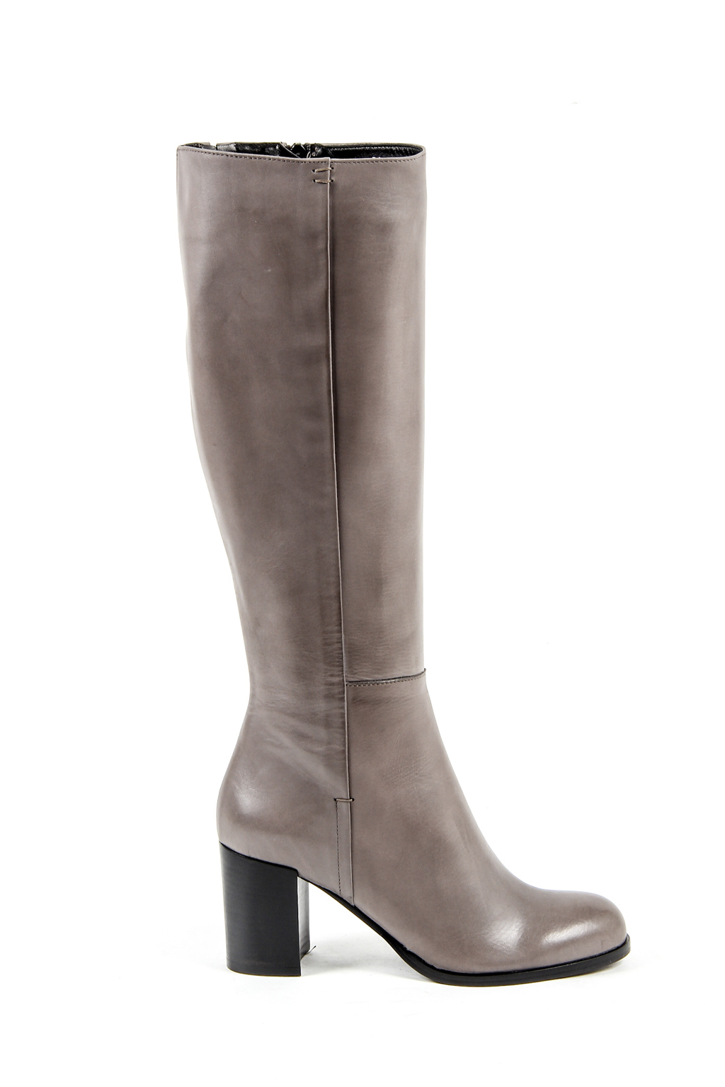 V 1969 Italia Stivaletto con tacco da donna grigio AFFRETTATI