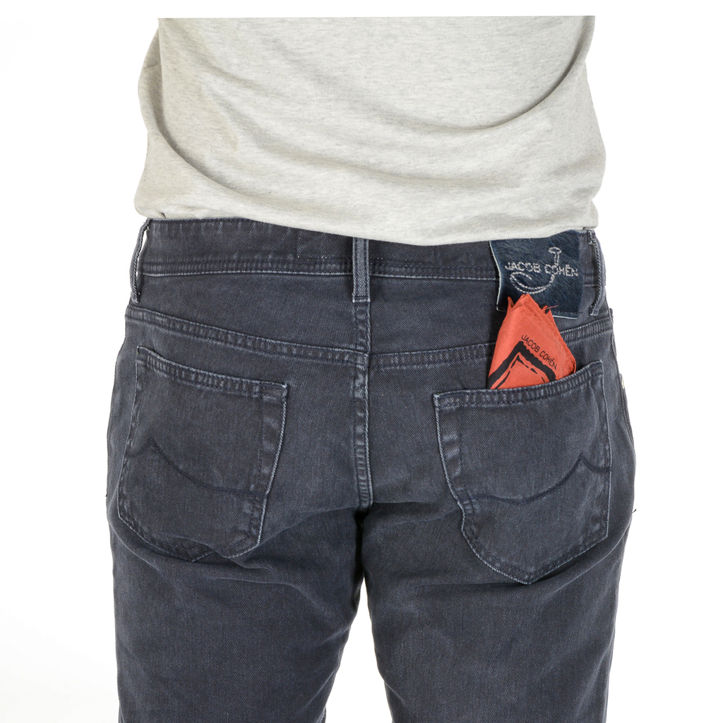 Jeans da uomo Jacob Cohen J688 blu scuro