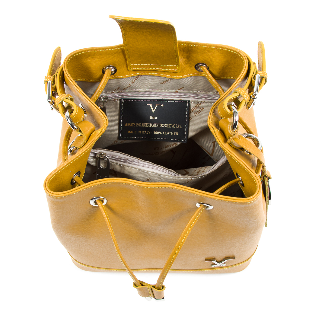 V 1969 Italia Borsa da donna gialla LINZIE