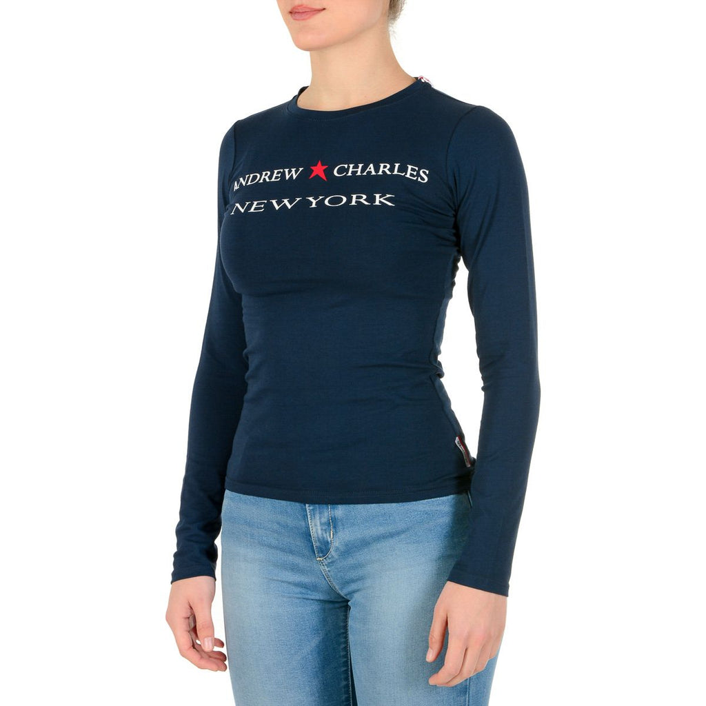Andrew Charles By Andy Hilfiger T-shirt da donna LS TS602 031002 PHENIX NAVY 003