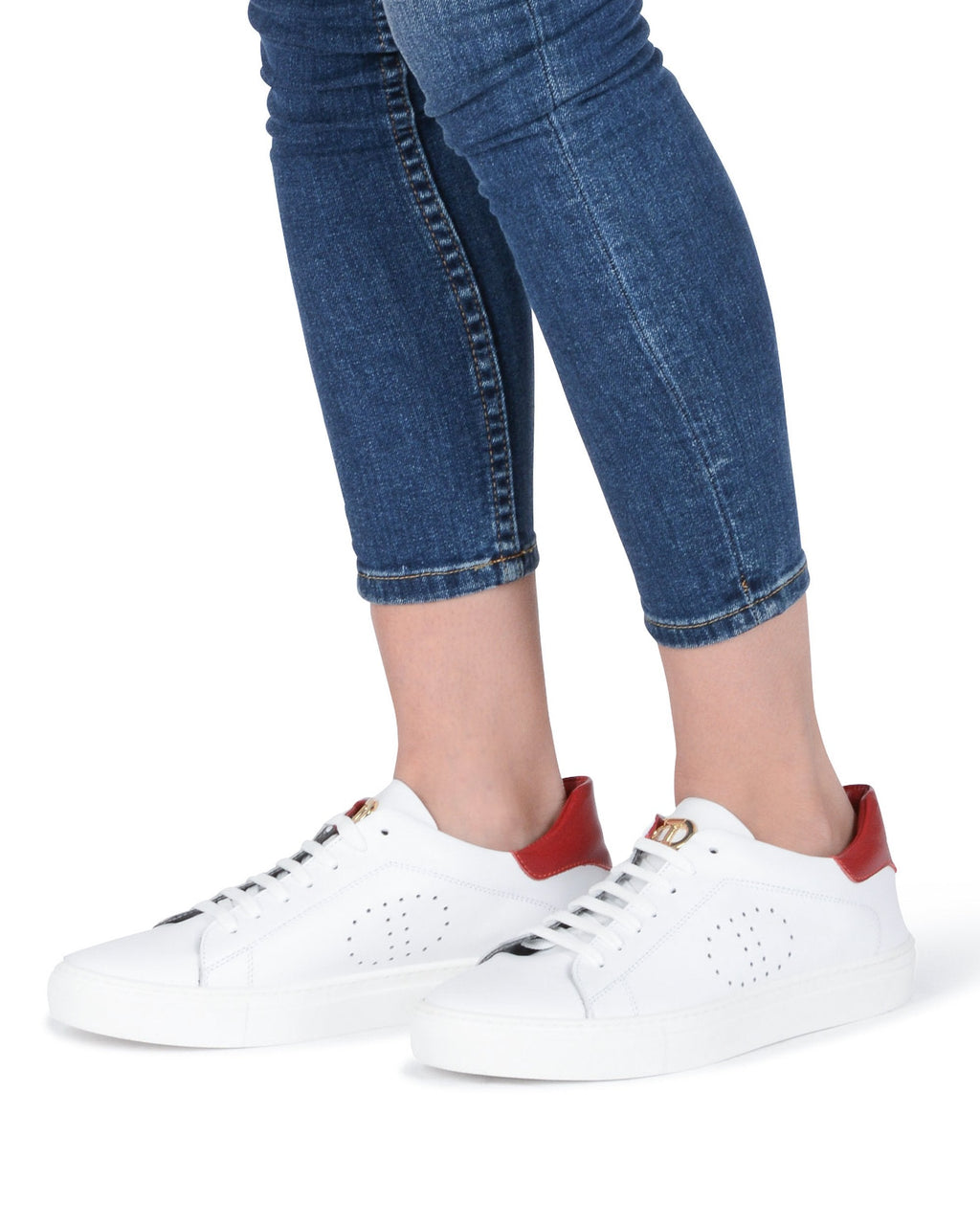 Lady Racer Sportivo Sneaker Bianco/Rubino